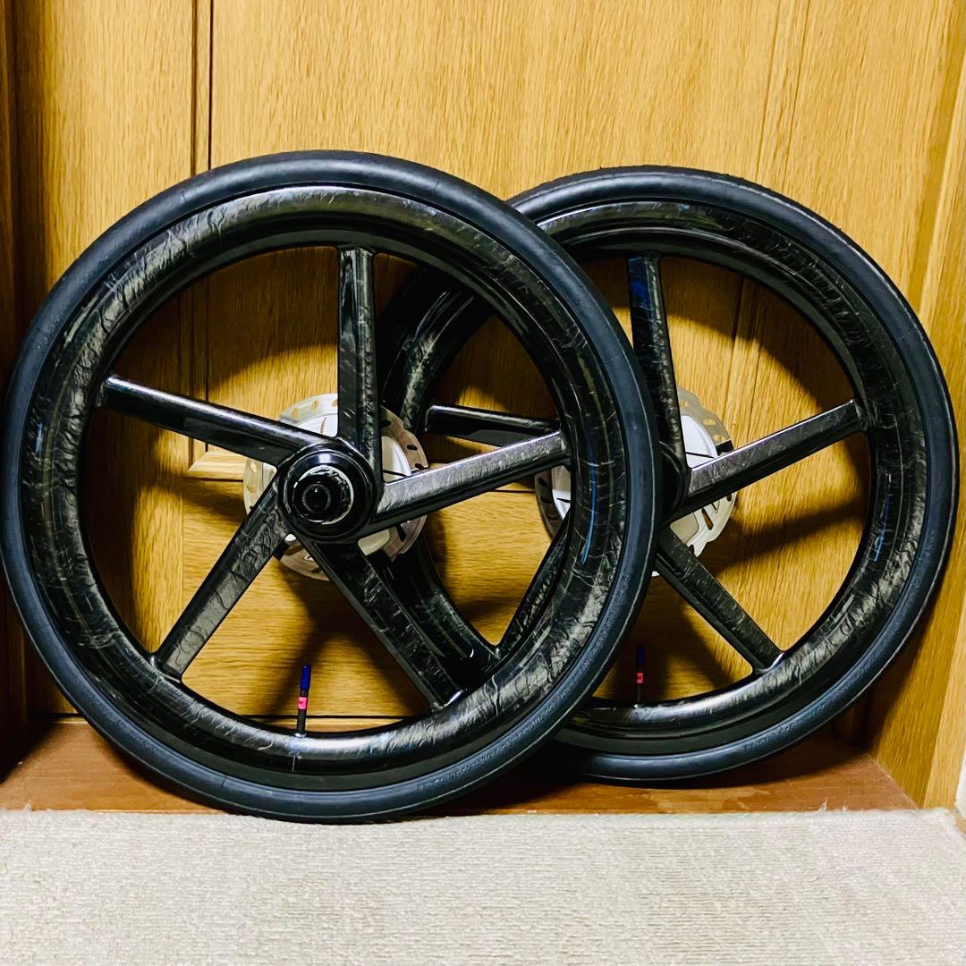 ⭕️軽量 20インチ 406 カーボン ディスク ブレーキ ホイール