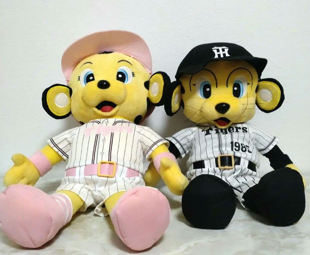 大きめトラッキー ラッキー 1985 ぬいぐるみ L 阪神タイガース２体セット3