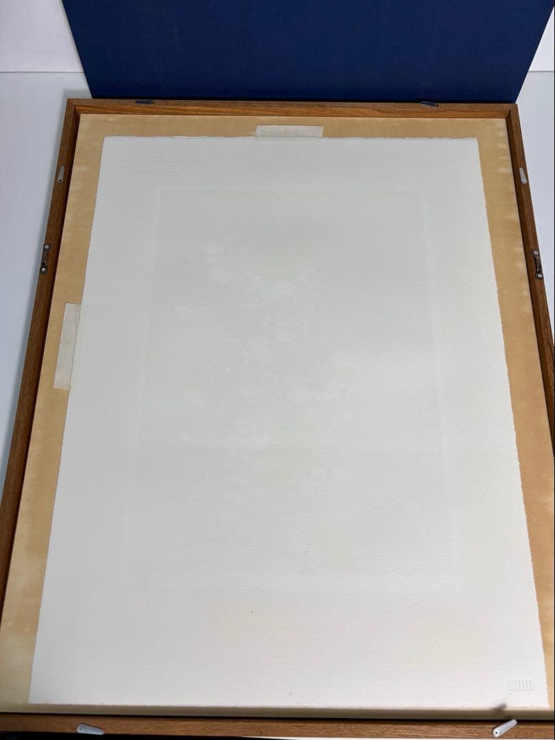 #平川敏夫「梅花来春」リトグラフ 額装品 141/150 直筆サイン
