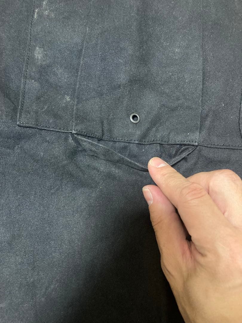 setout 倉敷帆布　キャンバス製ブラックエプロン