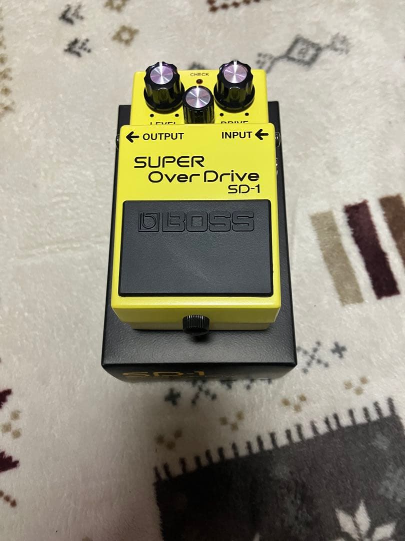BOSSSUPEROverDrive SD-1エフェクター　アダプターおまけ付き