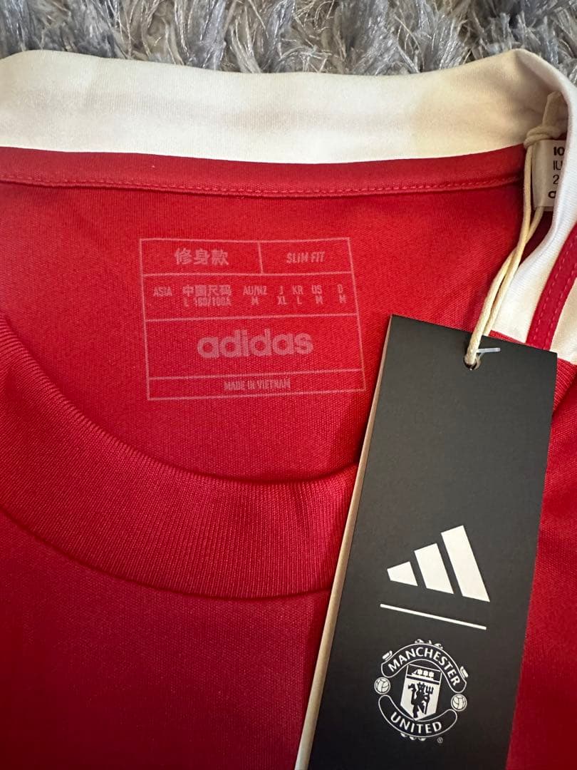 マンチェスター・ユナイテッド adidas シャツ 赤