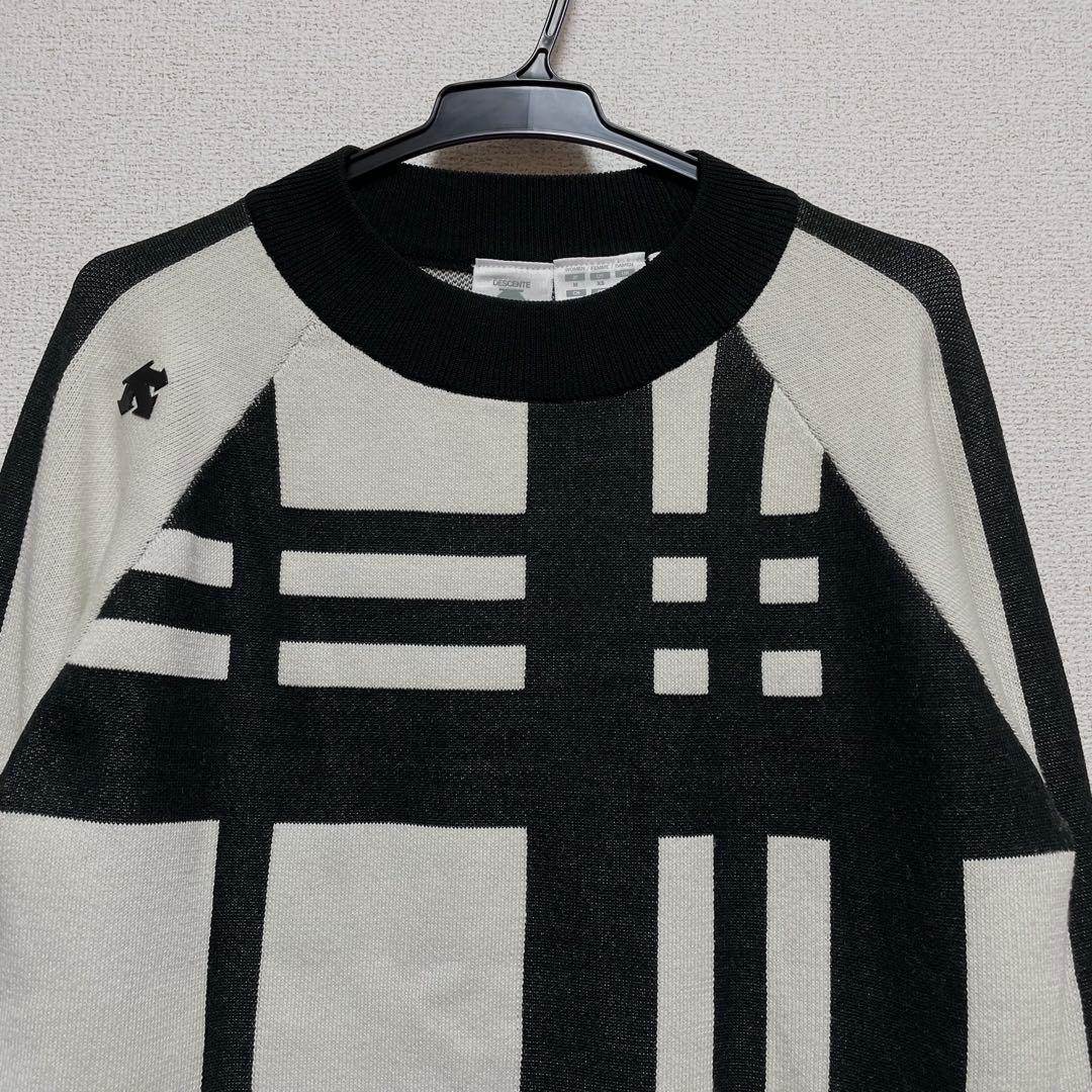 美品♡DESCENTE デサントゴルフ セットアップ ニット スカート チェック