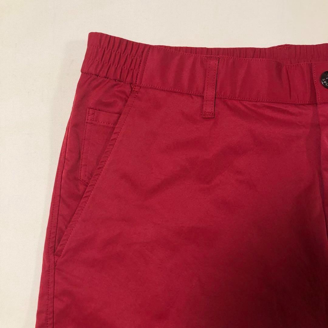 ランバンスポール ゴルフ ハーフ ショート パンツ レッド サイズ42