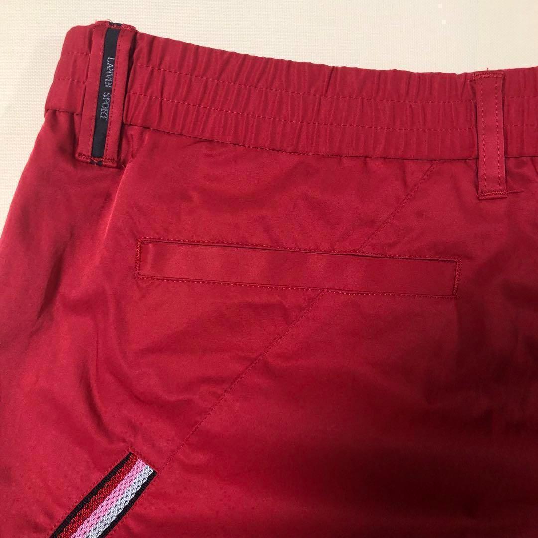 ランバンスポール ゴルフ ハーフ ショート パンツ レッド サイズ42