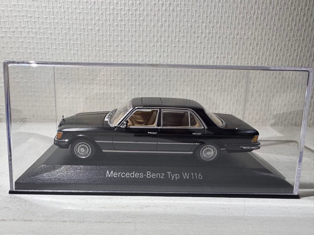 Mercedes-Benz Typ W116 ミニカー1/43黒