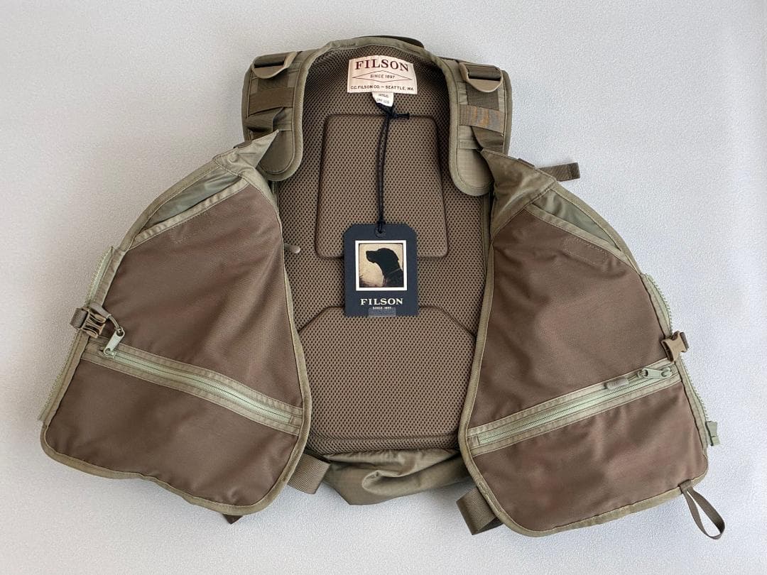 【新品】フィルソン フィッシング ガイド ベスト フリーサイズ FILSON