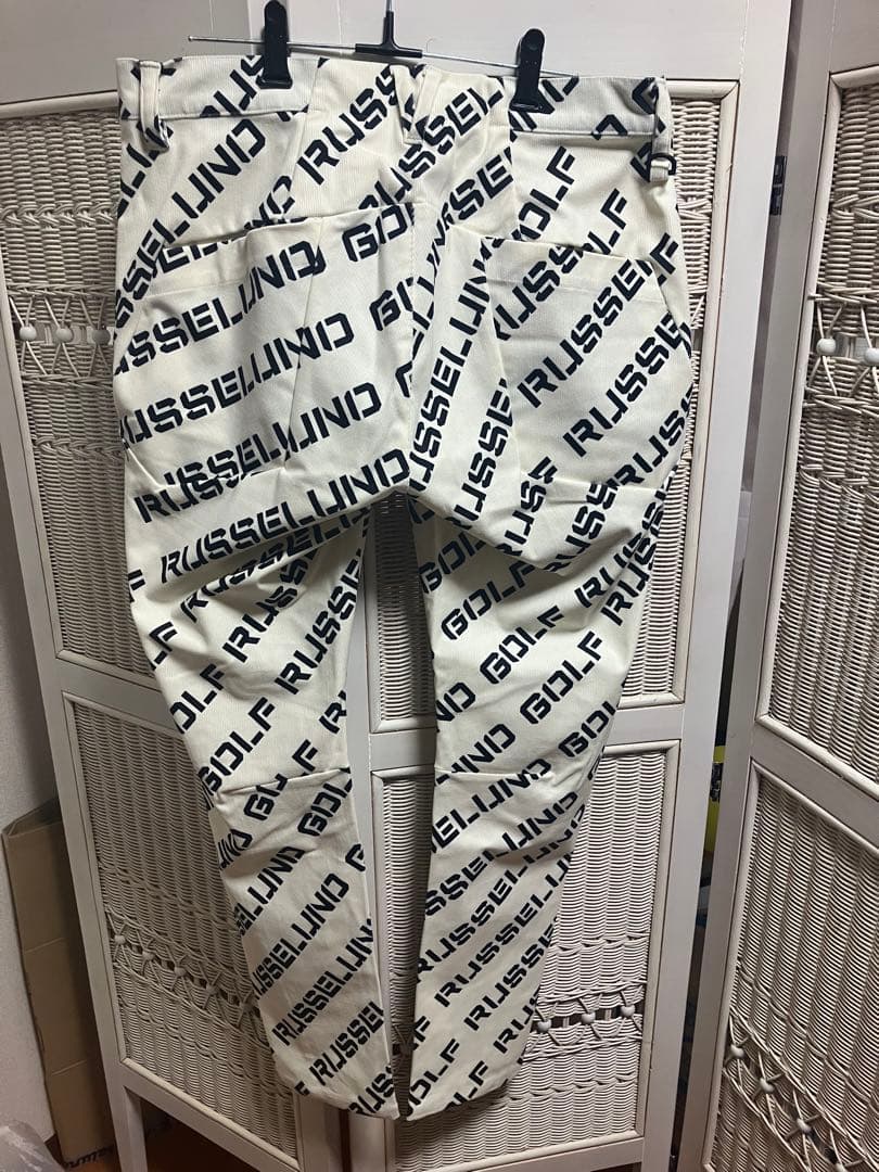 RUSSELLNO GOLF ロゴプリントパンツ