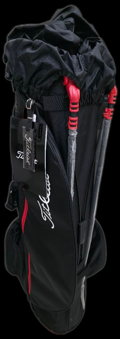 Titleist ブラック/レッド キャディバッグ