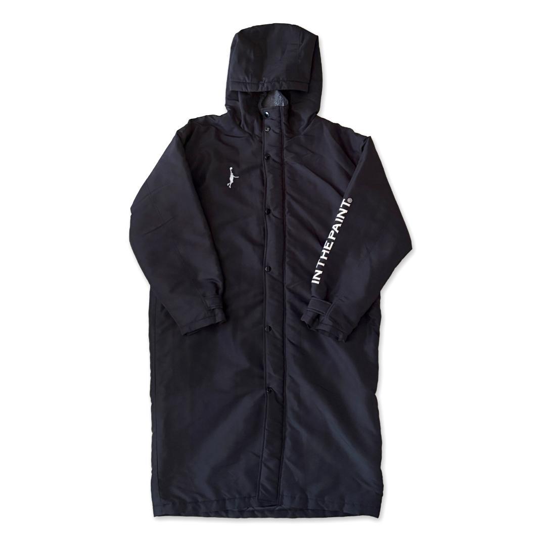 【IN THE PAINT】ロングベンチコート ブラック