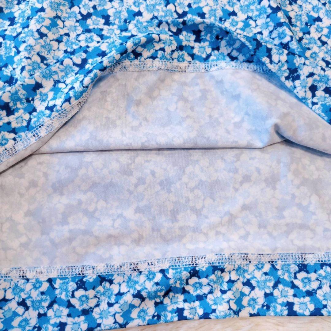 フットジョイ✨半袖ボタンダウンポロシャツ　サクラソウプリント　春色　ゴルフ　XL