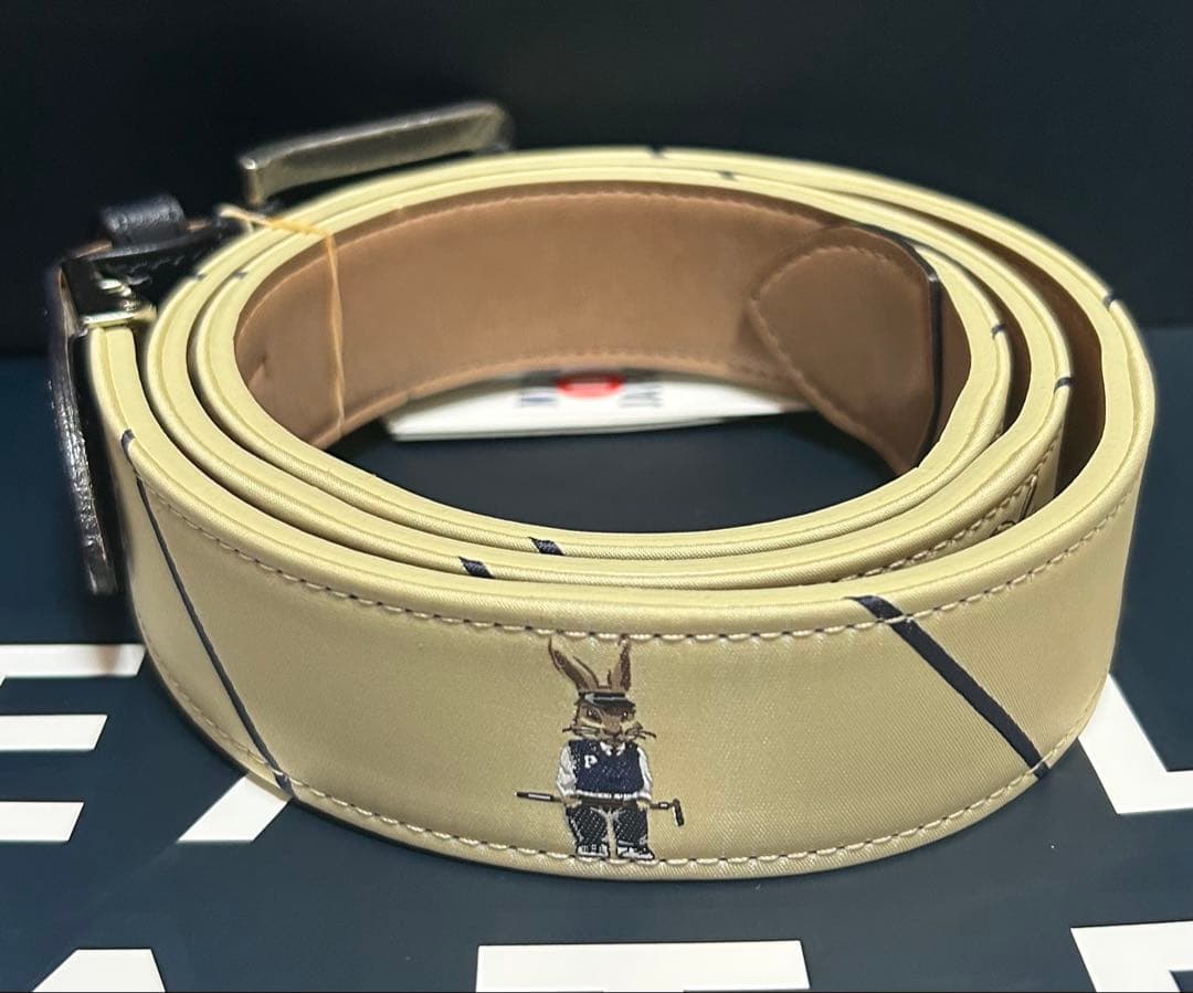 新品 未使用 PEARLY GATES トラッドラビット ベルト ベージュ