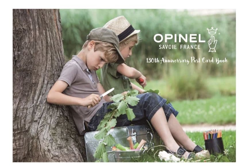 OPINELセット・シェラカップ✖２・カッティングボード・カード・ナイフ5点