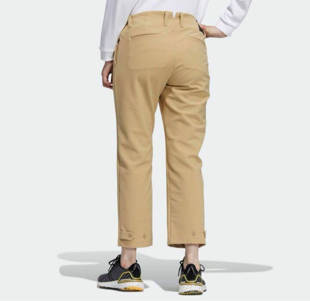 新品L adidas ゴルフ プライムグリーン コーデュロイアンクルパンツ