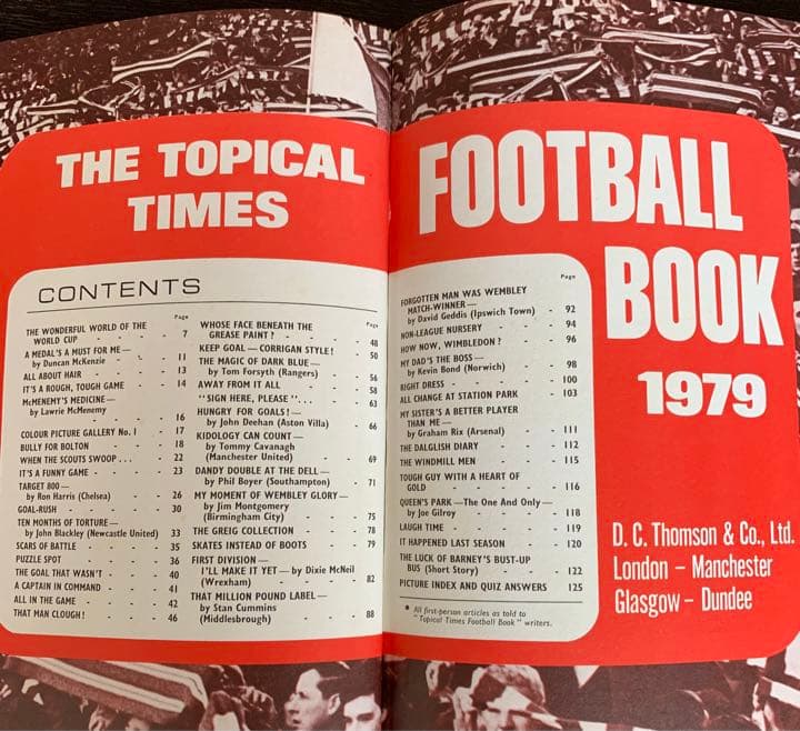 '79 英国Football年鑑2冊 ハードカバー