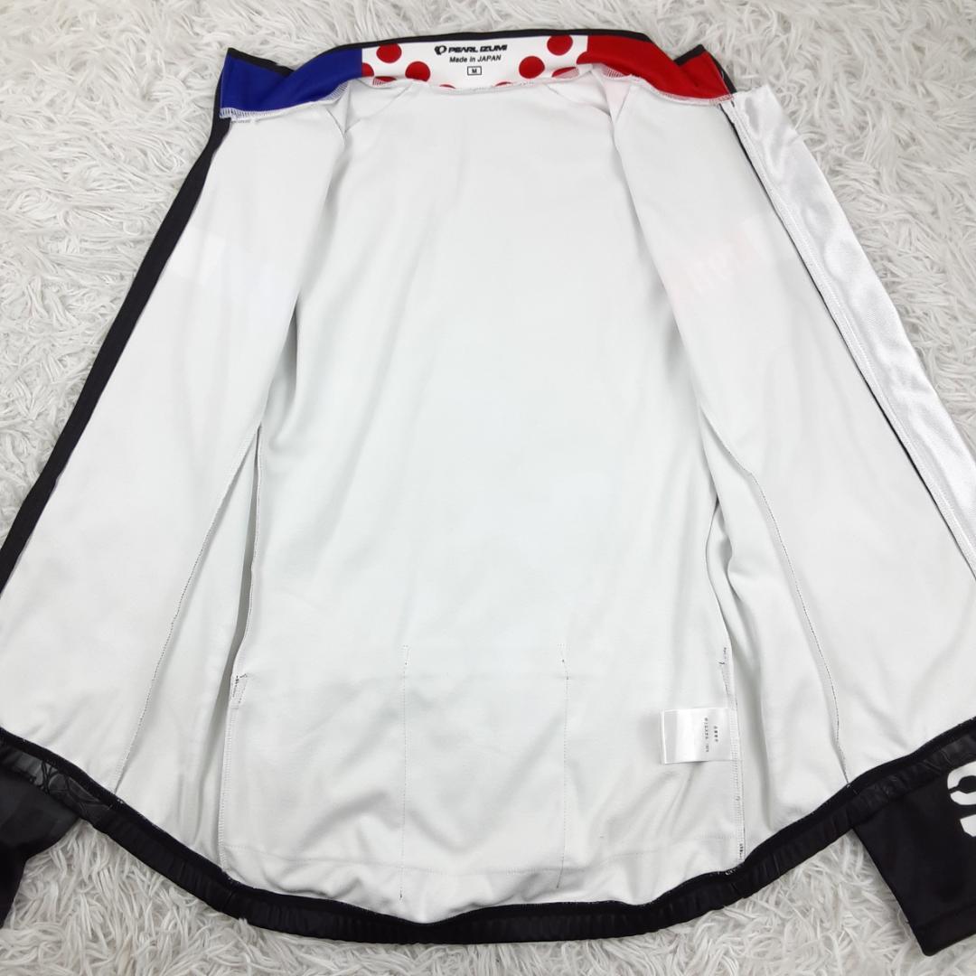 美品◎PEARL IZUMI パールイズミ サイクルジャージ ブラック ドット柄