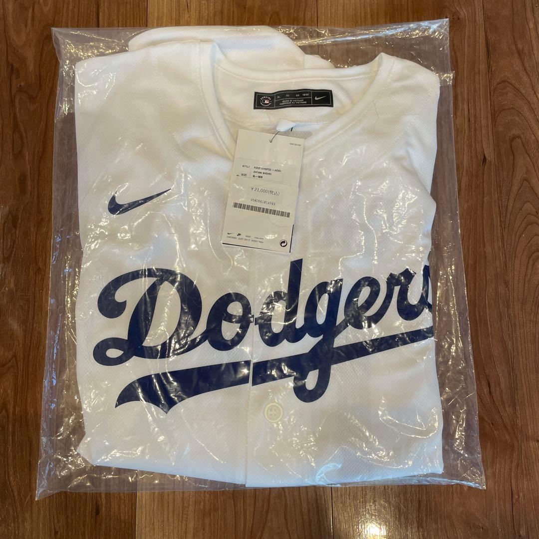 Nike ドジャース　大谷翔平　ユニフォーム ホワイト　キッズXL