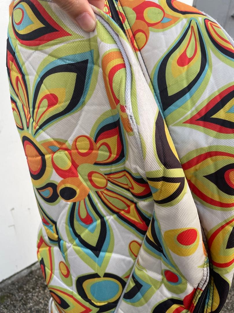 LOUDMOUTH カラフル花柄キャディバッグ