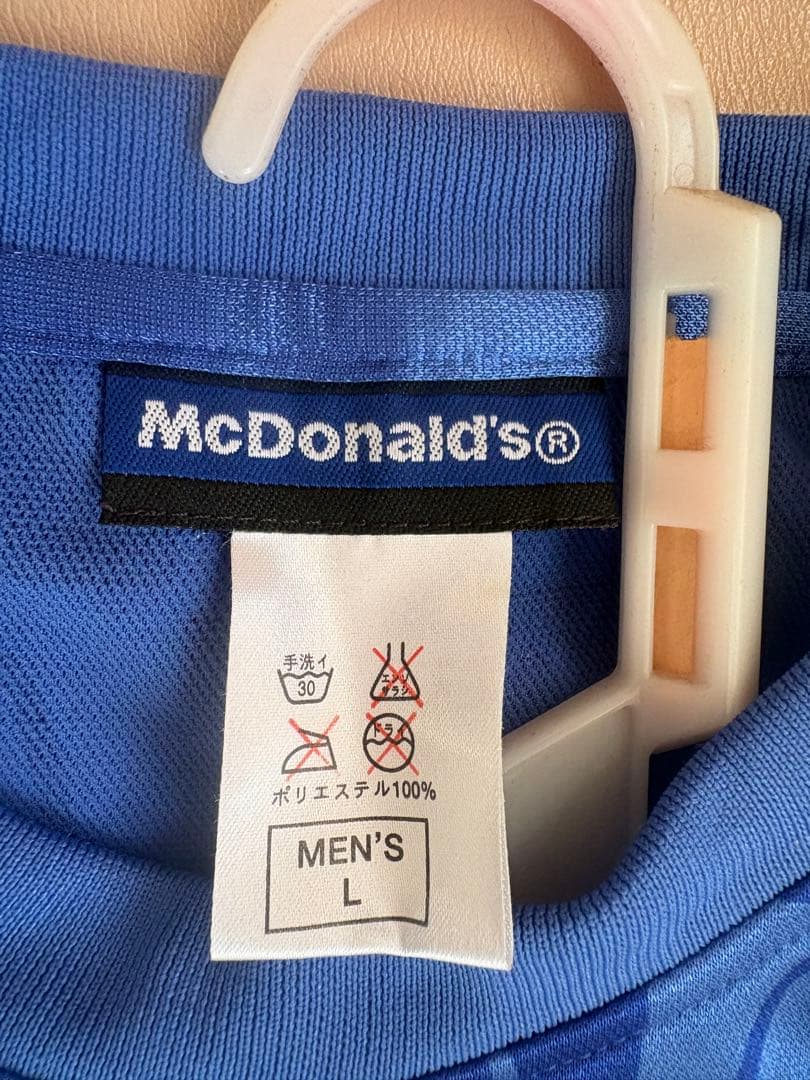 激レア！マクドナルドのオフィシャルサッカーユニフォーム（ゲームシャツ）