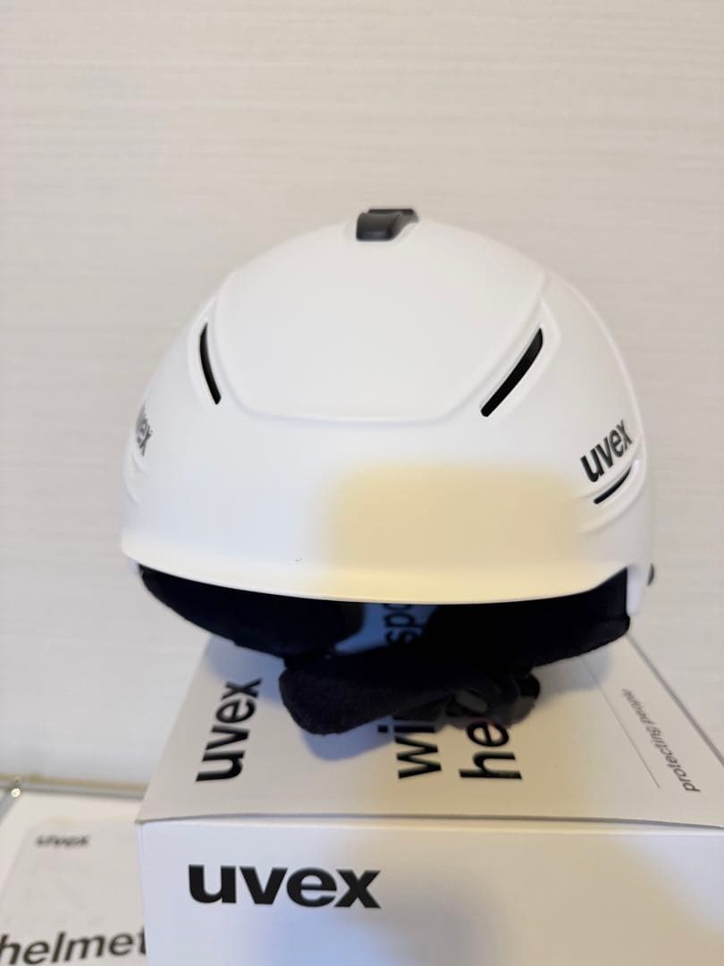 uvex ヘルメット ホワイト 箱付き