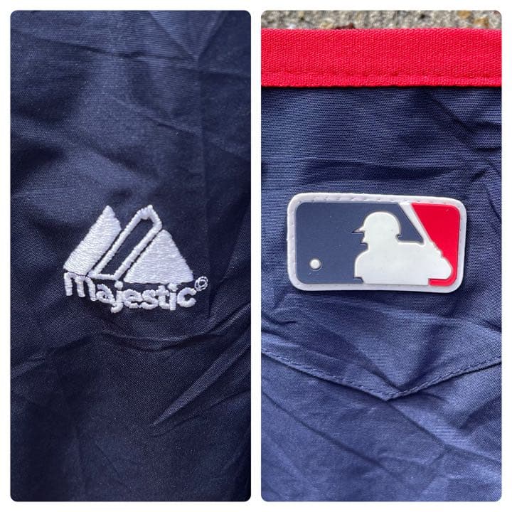Majestic × MLB M.ツインズ XL ビッグサイズ プルジャケット