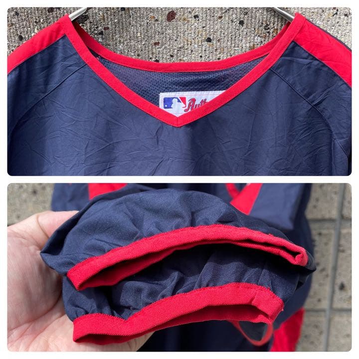 Majestic × MLB M.ツインズ XL ビッグサイズ プルジャケット