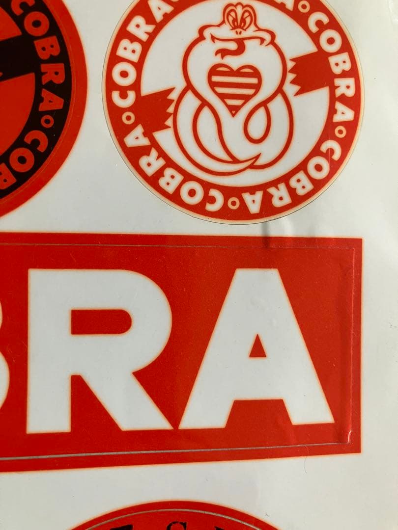 COBRA コブラ　当時物ツアーパンフレット　ステッカーセットPUNK Oi!