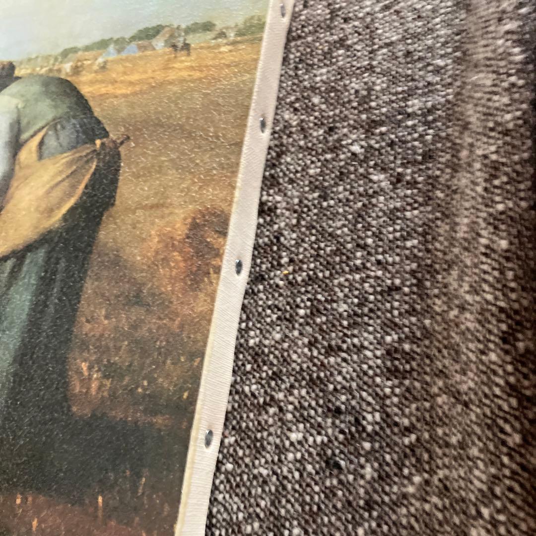 落穂拾い　ミレー　銀座トップアート　油絵風立体写像　模写　アート　写真