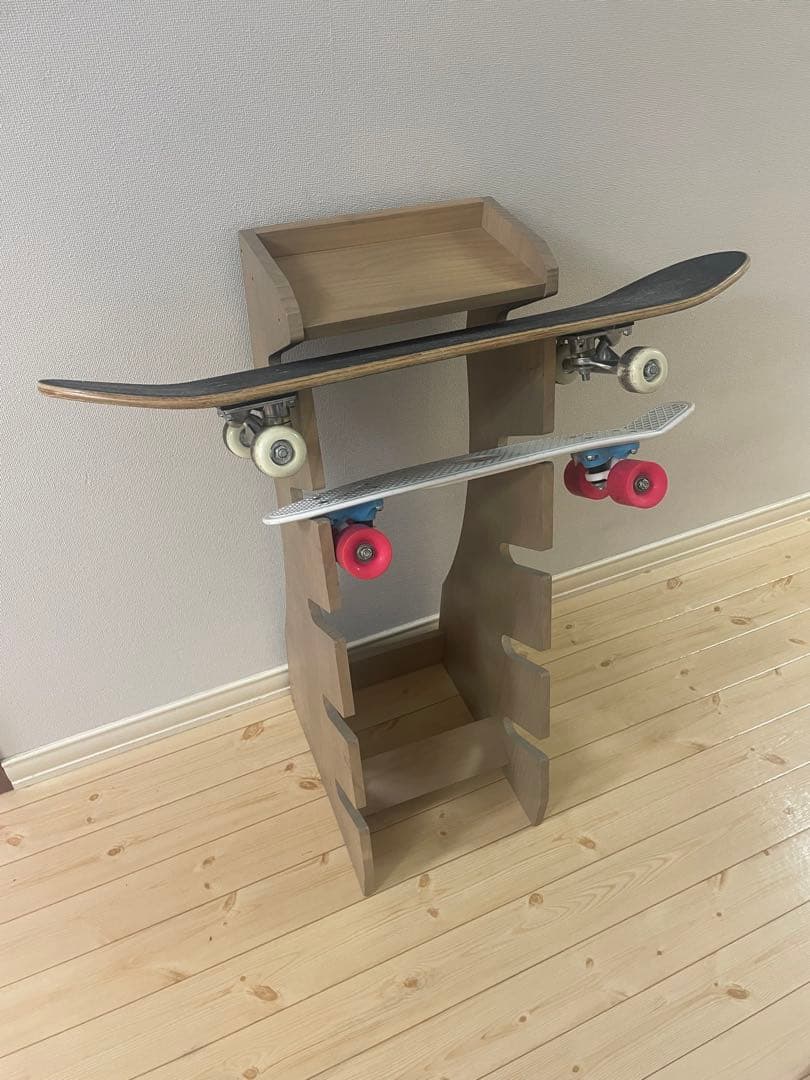 スケートボードスタンド 収納2枚