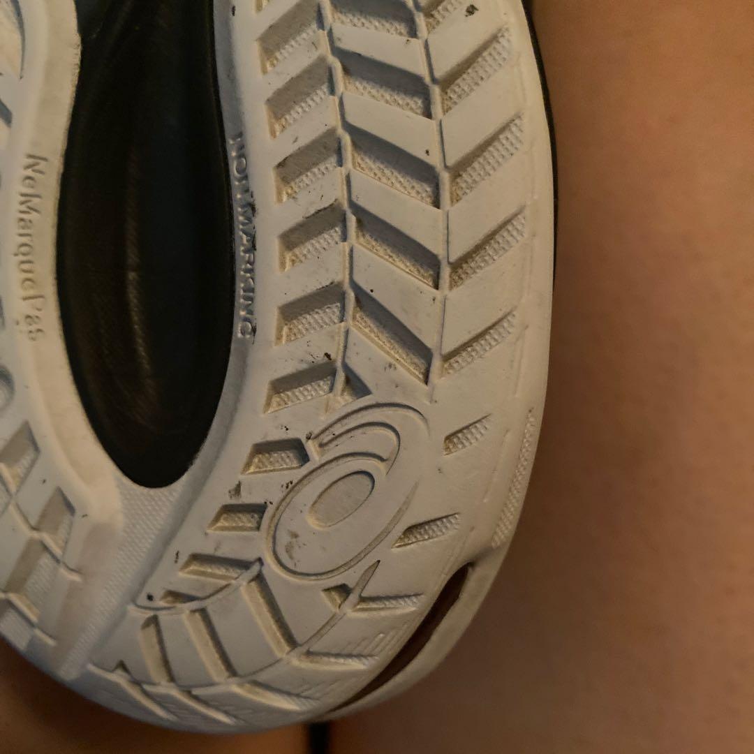 ASICS バレーボールシューズ ブラック/ピンク　25.5㎝