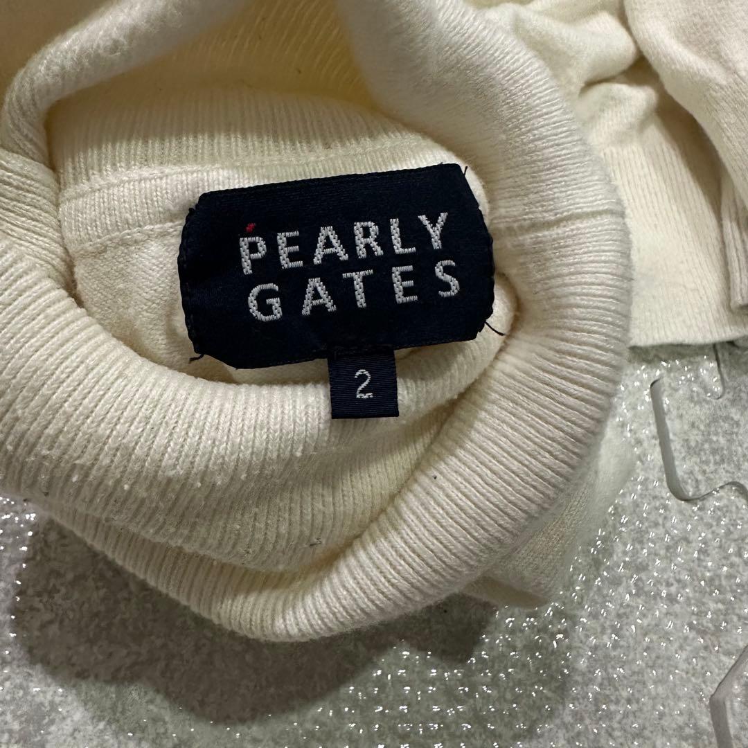 PEARLYGATESパーリーゲイツハイネックニット２枚セットタートルネック長袖