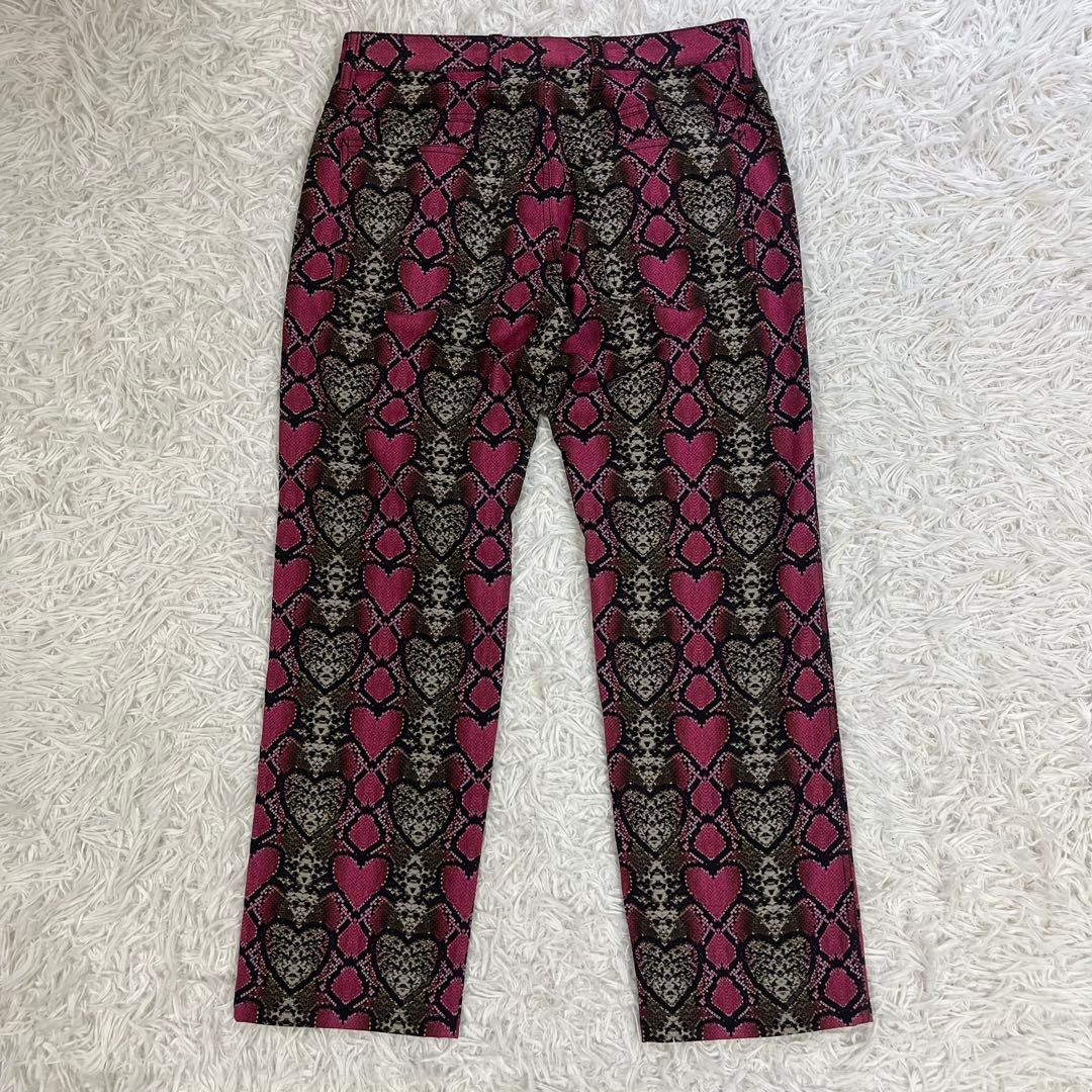 【美品】DANCE WITH DRAGON セットアップ 総柄 M パイソン柄