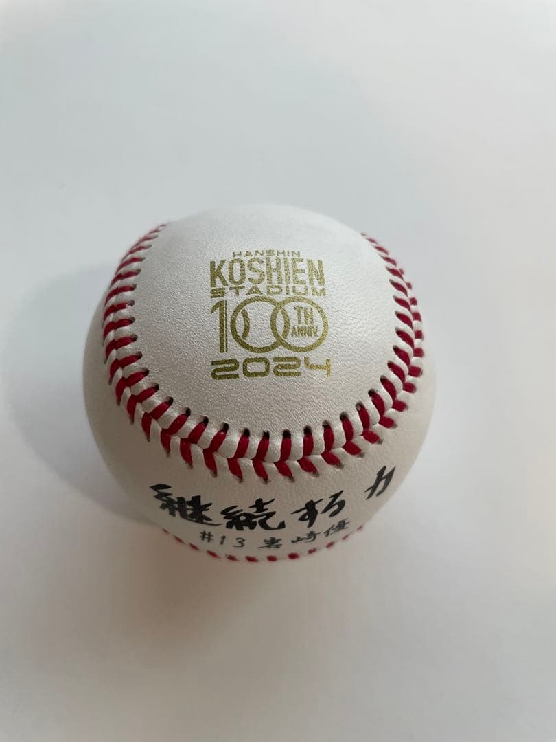 甲子園100周年記念ボール #13 岩崎優