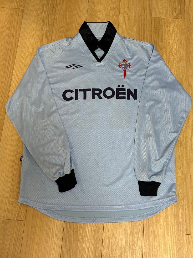 【選手支給品】2001-02 セルタ UEFACUP 長袖 XL #20へスーリ