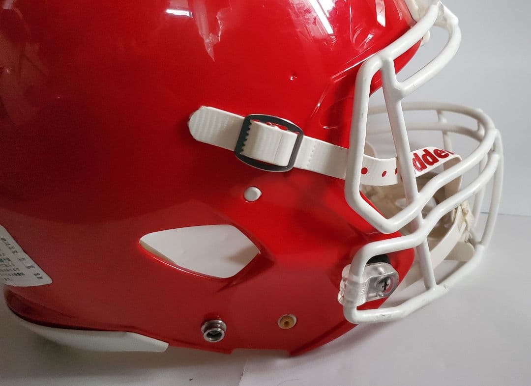 【美品】Riddell アメリカンフットボールヘルメット 赤