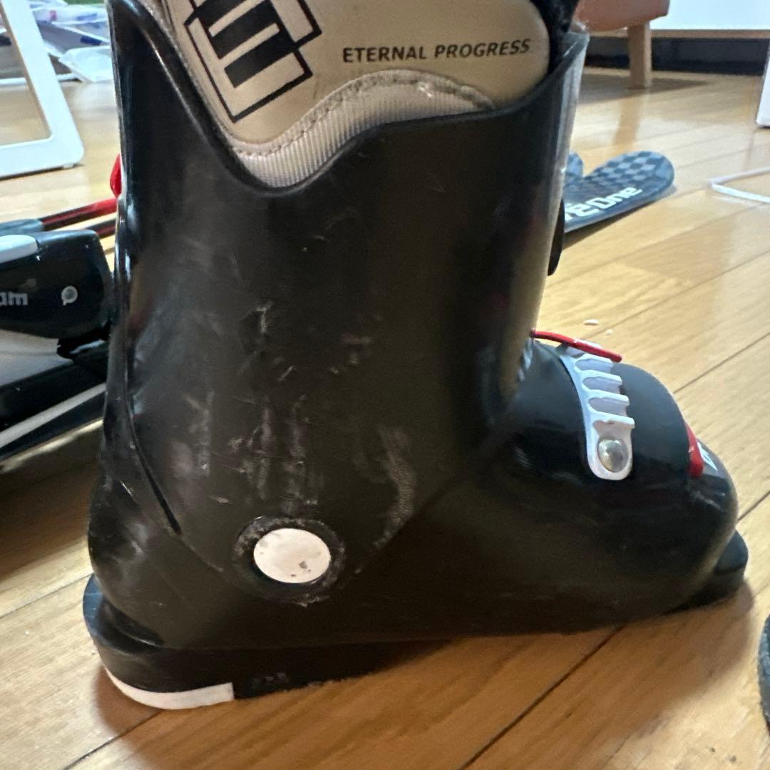 スキーセット スキー板110cm ブーツ　19cm ストック80cm