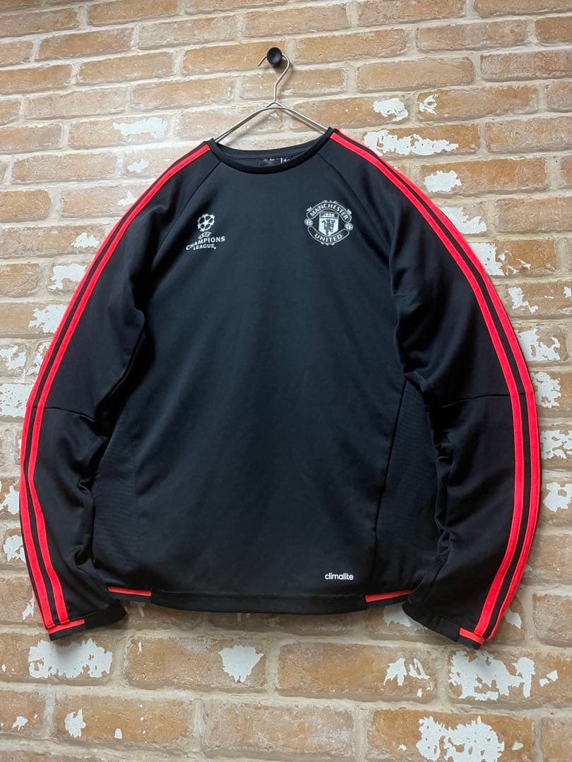 adidas アディダス　マンチェスターユナイテッド　トレーニングウェア　黒
