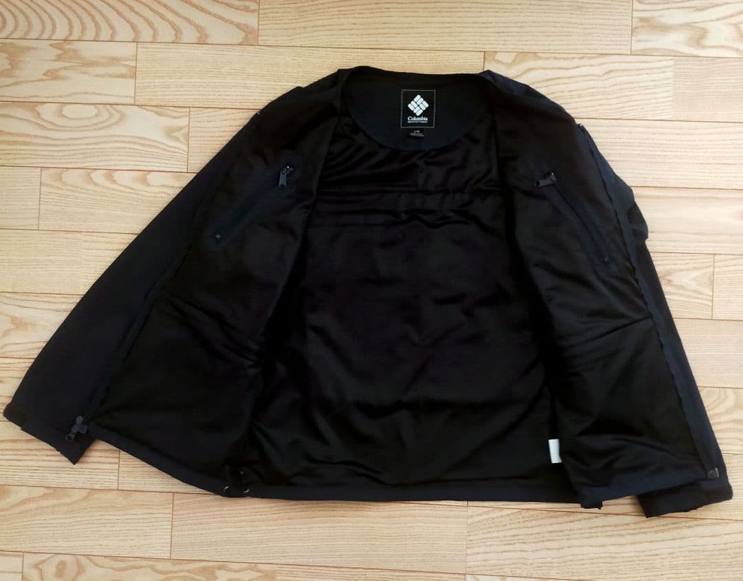 コロンビア　ブラックレーベル フィシングジャケット　黒　Lサイス