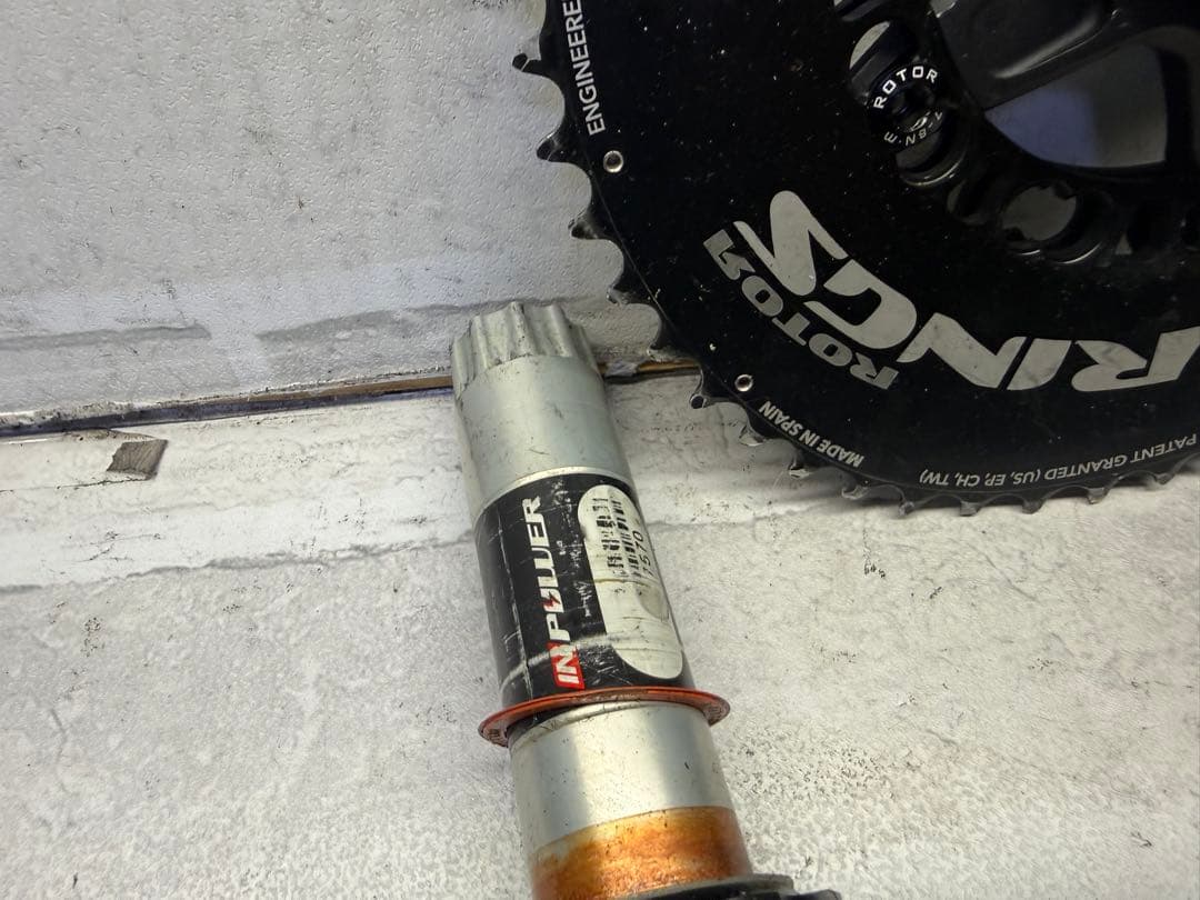 ROTOR Q-rings 3D 楕円　パワーメータークランク