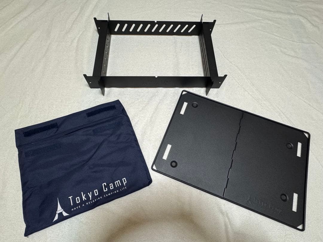 【新品未使用】Tokyo Camp 焚き火台　プレートスタンド(2点セット)
