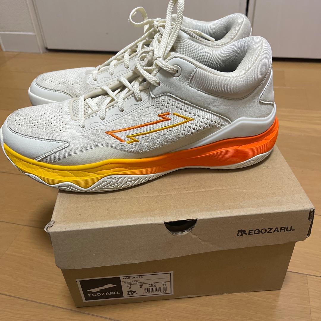 EGOZARU EGO BLAZE OFF WHITE×ORANGE