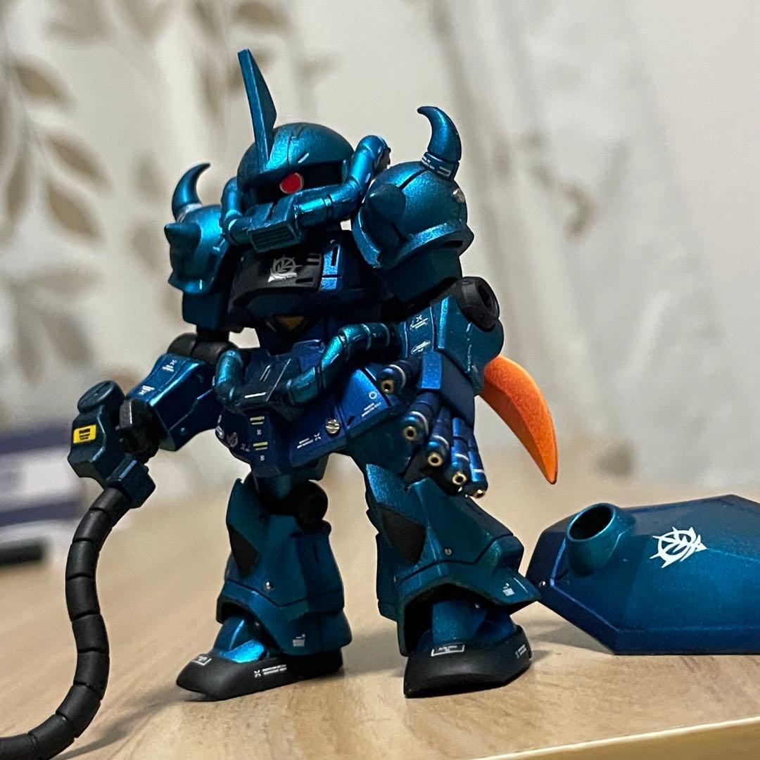 ホ*オ様 モビルスーツアンサンブル　グフ　塗装品　ガンダム　フィギュア　ガチャ