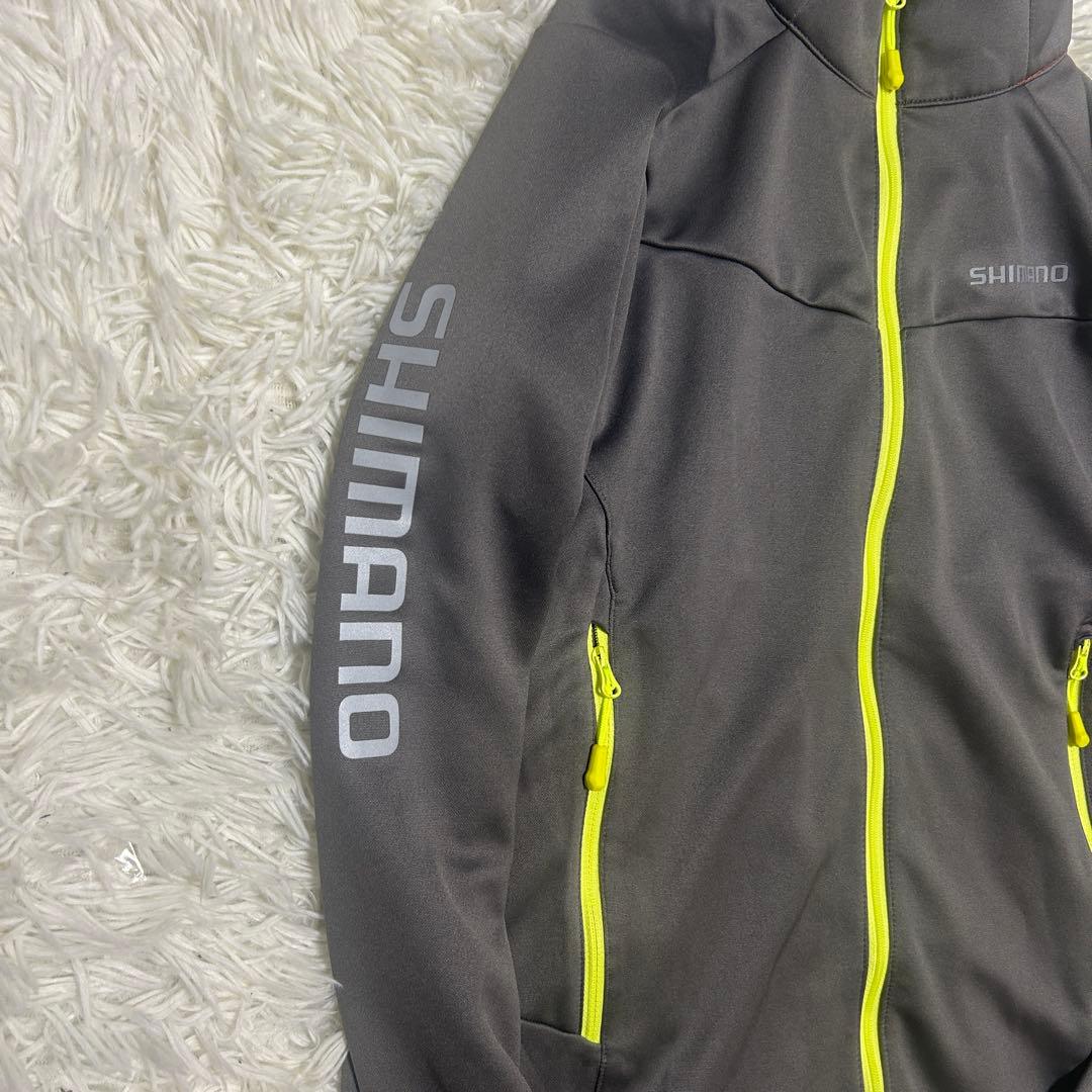 美品⭐︎シマノ　SHIMANO ジップジャケット　ジャージ　グレー　M