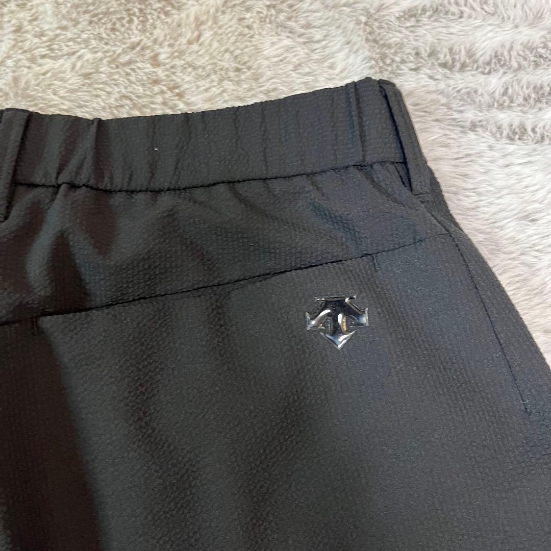 激レア DESCENTE GOLF デサント ゴルフ シアサッカー パンツ 黒