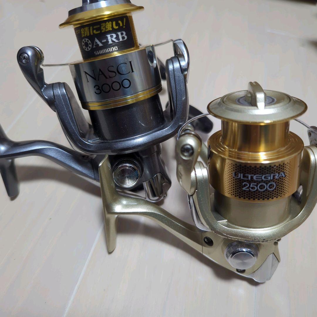 シマノ 05 アルテグラ 2500 07 ナスキー 3000 2台セット