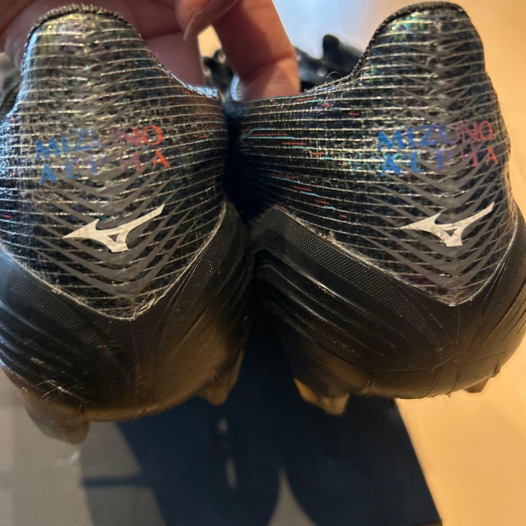 Mizuno Alpha サッカーシューズ 日本製 ブラック/マルチカラー