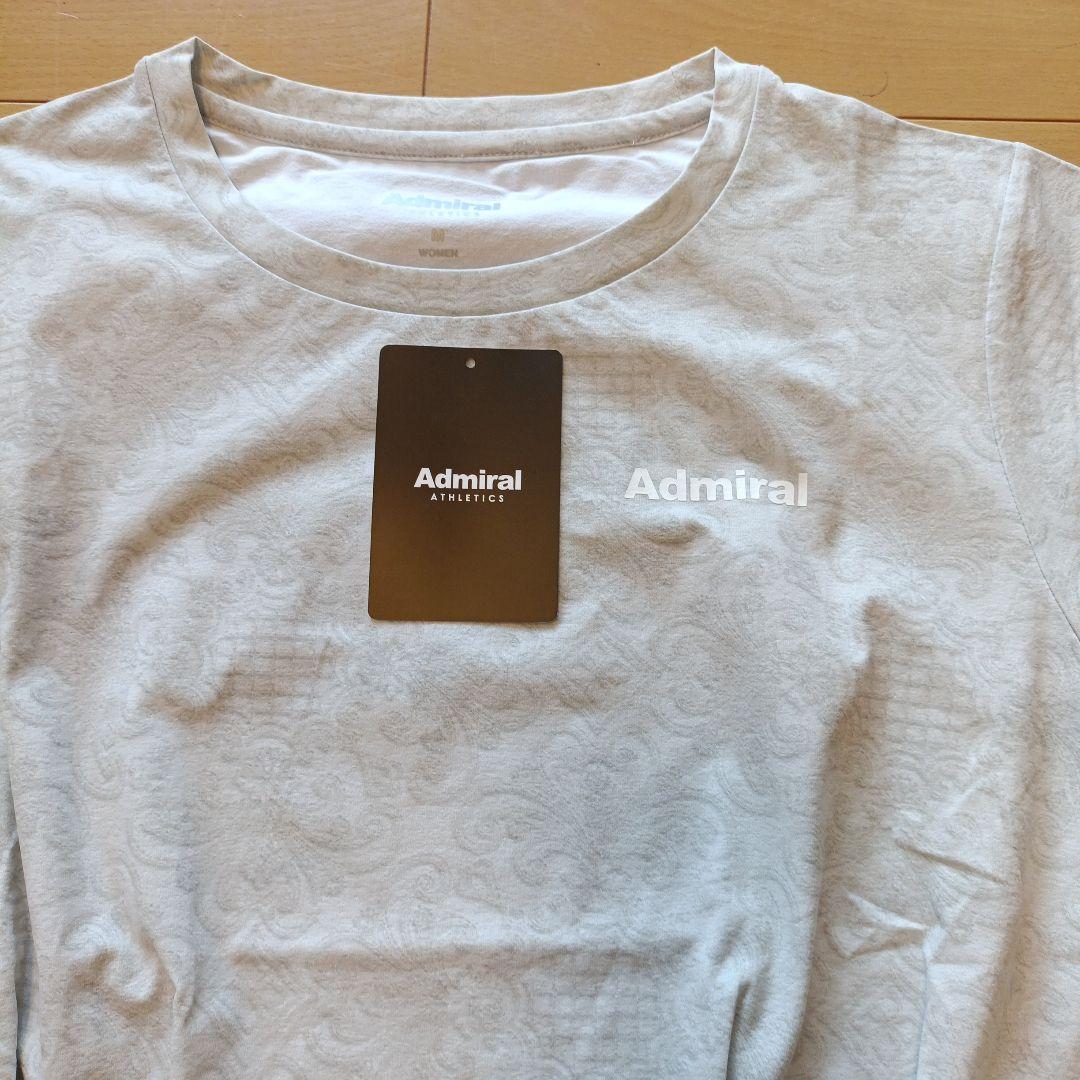 Admiral　テニスゲームシャツ　キルトプリント柄