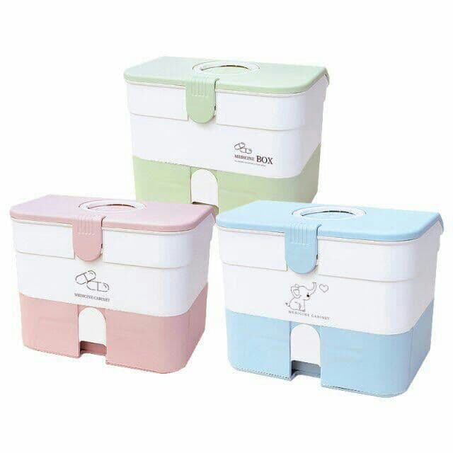 家庭用多層救急用品収納箱　引き出し　救急ボックス
