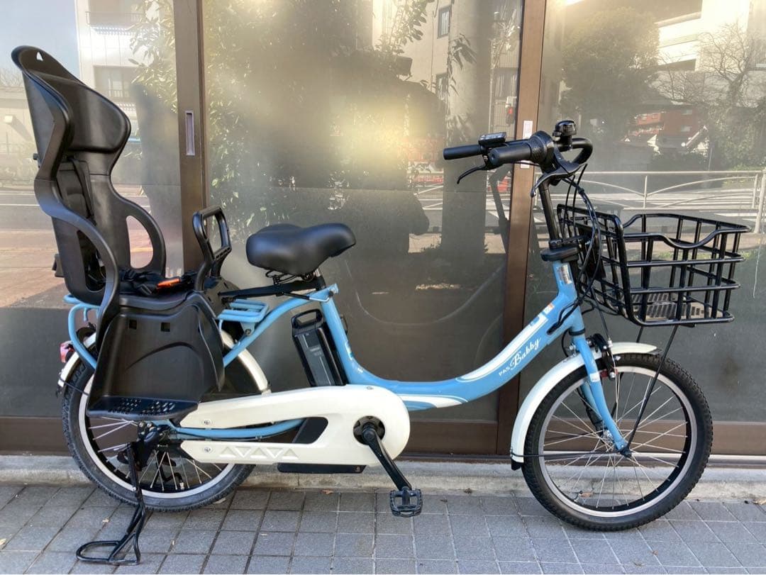 中古電動自転車 ヤマハPas babby 20インチ ブルー No.3731