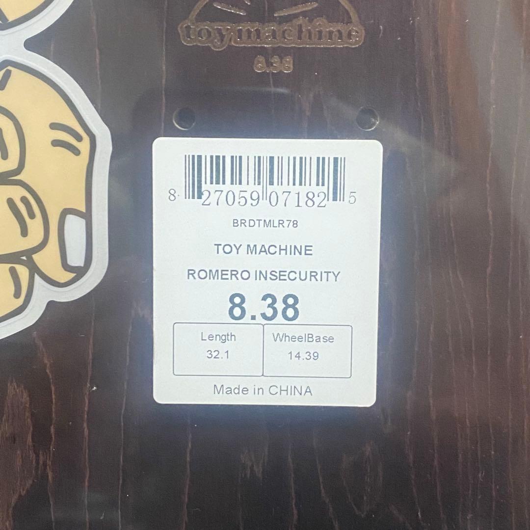 新品未使用 トイマシーン LEO ROMEROモデル デッキ 8.38